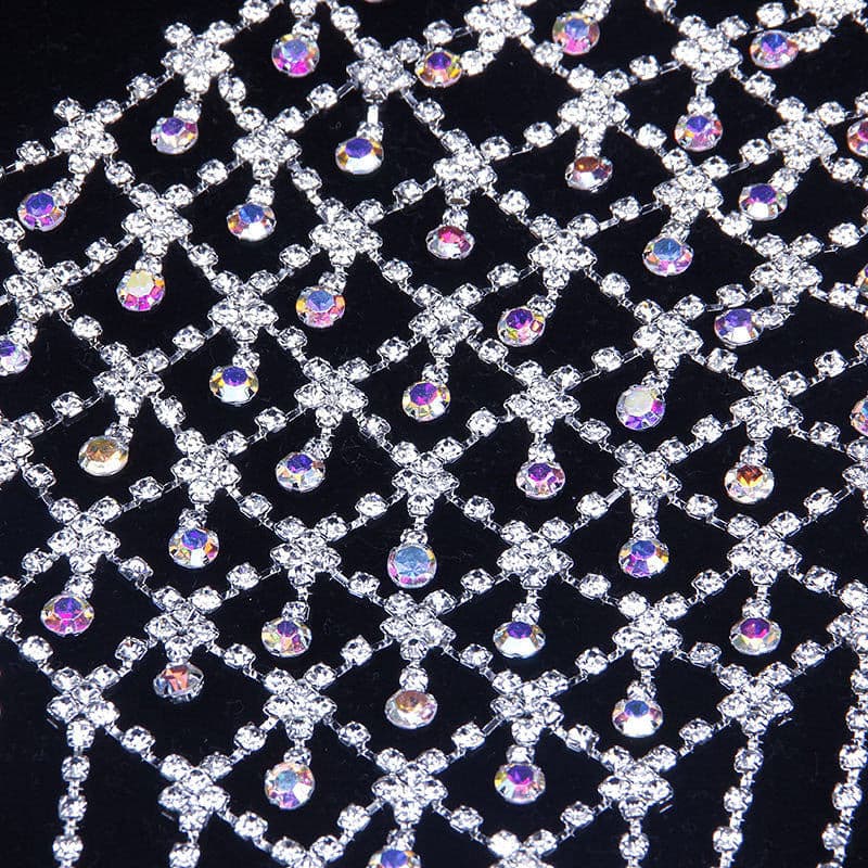 Tassel Body Chain Bra.