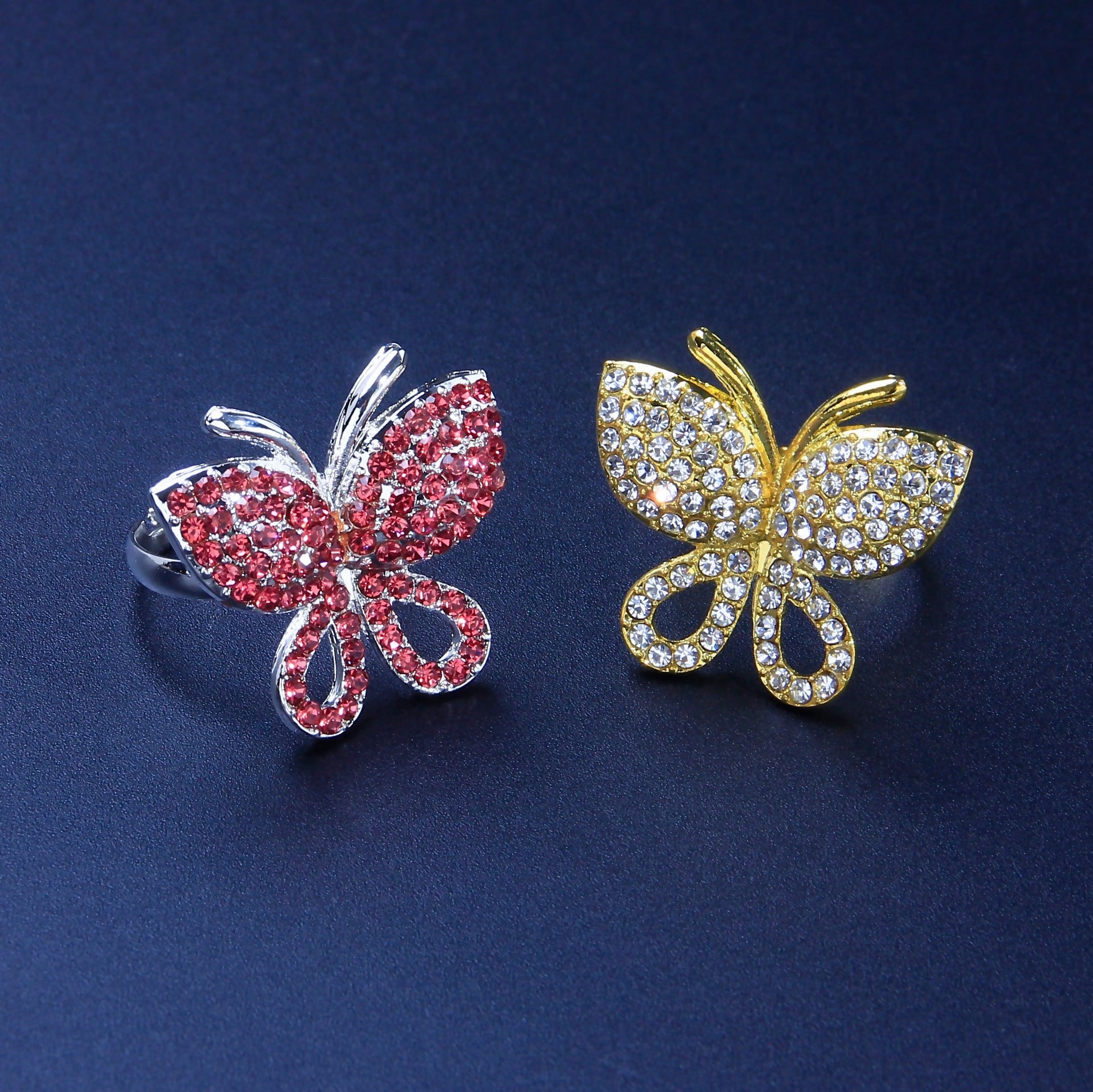 Colorful Butterfly Ring.