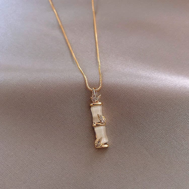 Bamboo Pendent Necklace.