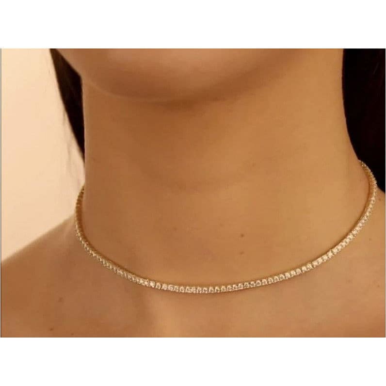 Tennis Chain Necklace.