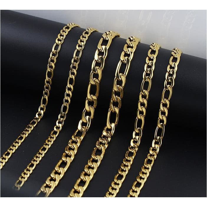 Gold Figaro Chain.