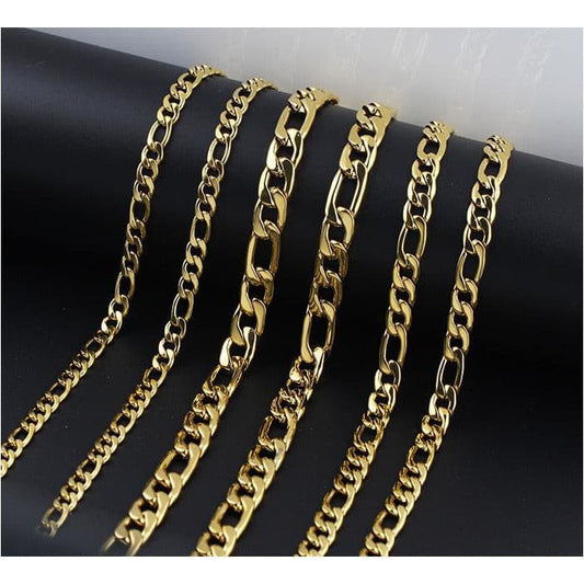 Gold Figaro Chain.