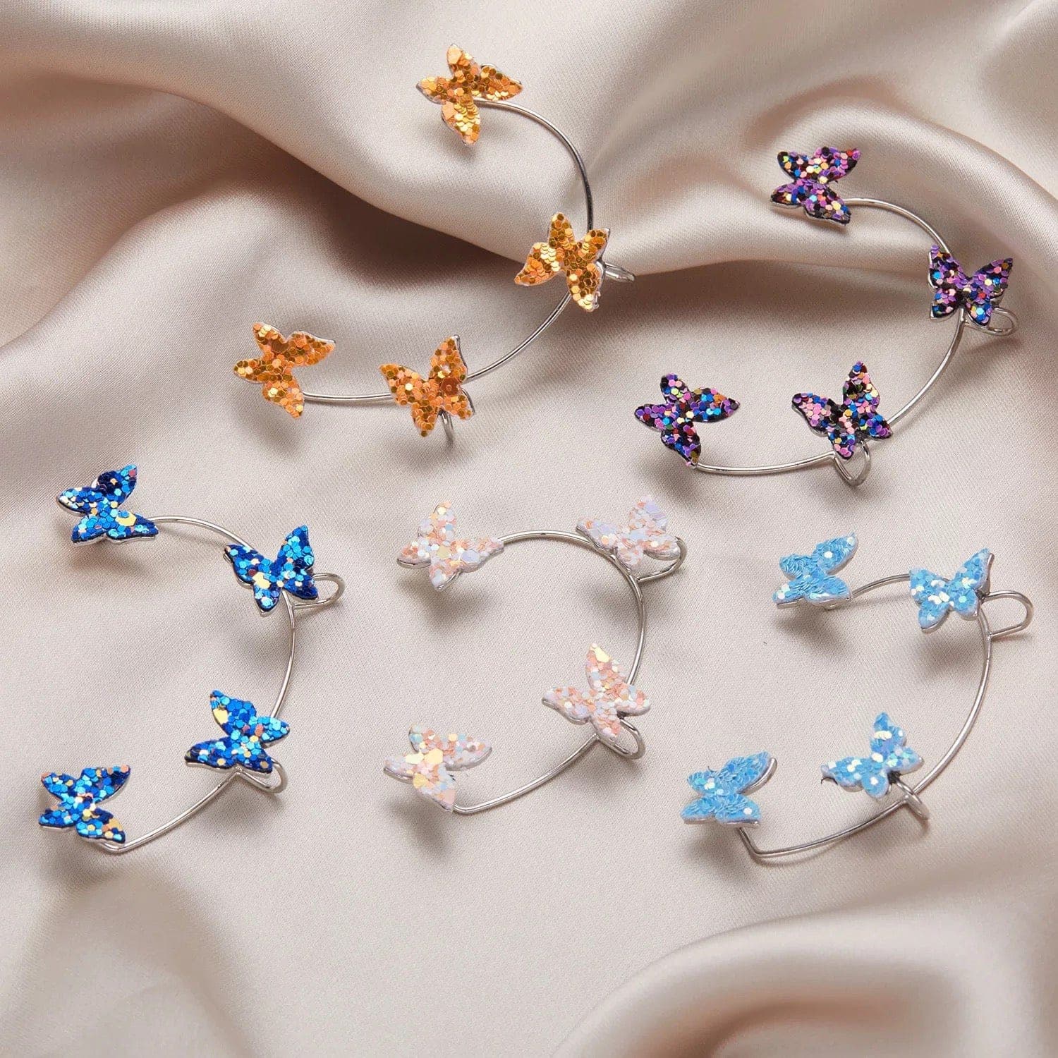 Butterfly Ear Cuff Earrings.