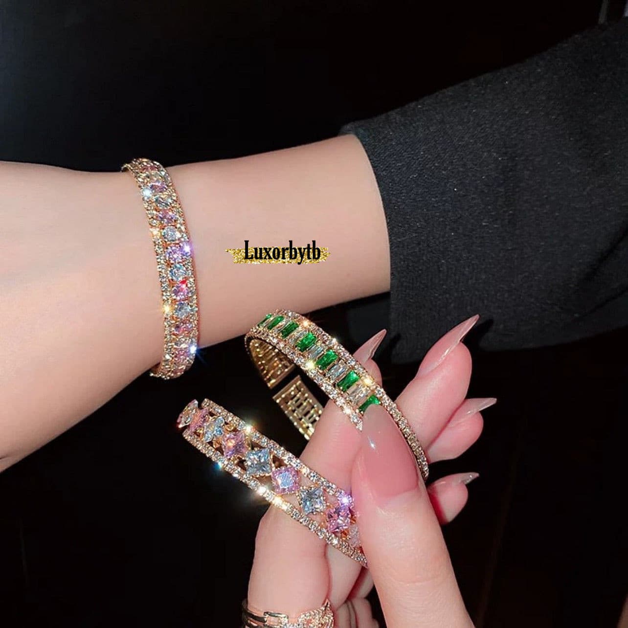 Rhinestone Bracelet.