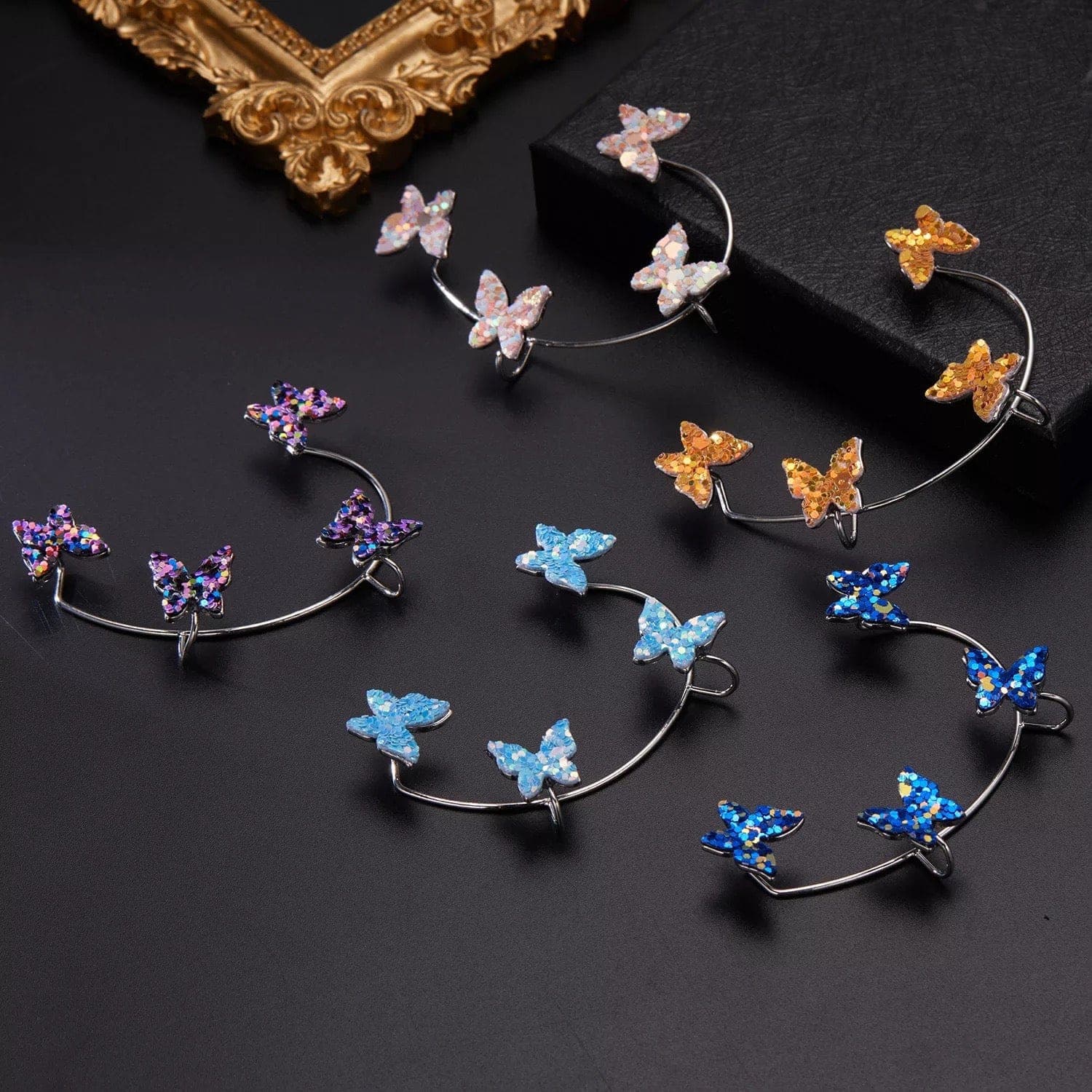 Butterfly Ear Cuff Earrings.