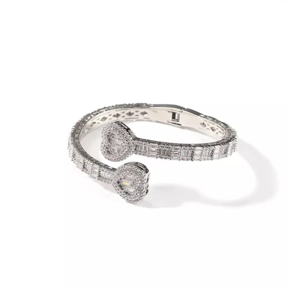 Baguette Heart Bracelet