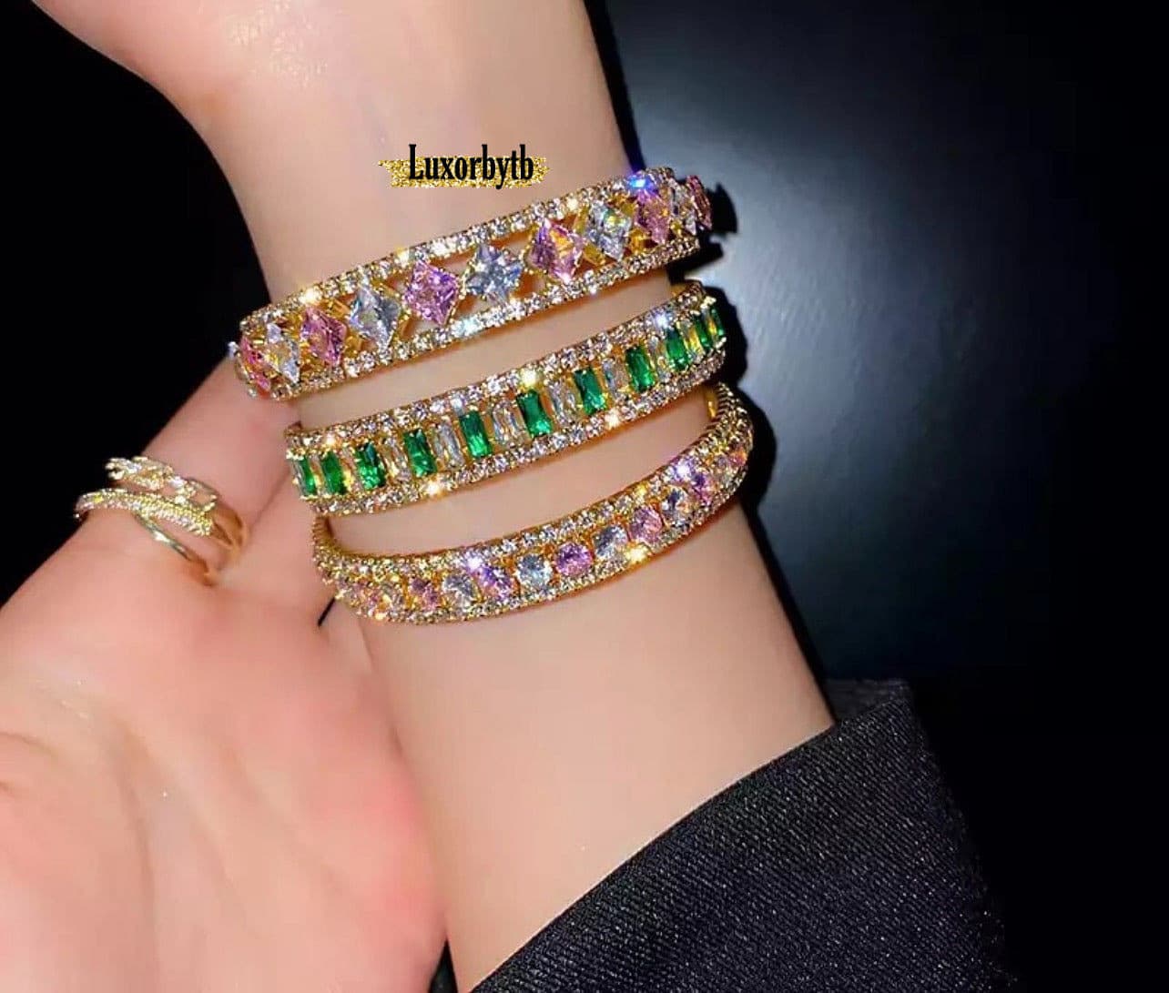 Rhinestone Bracelet.