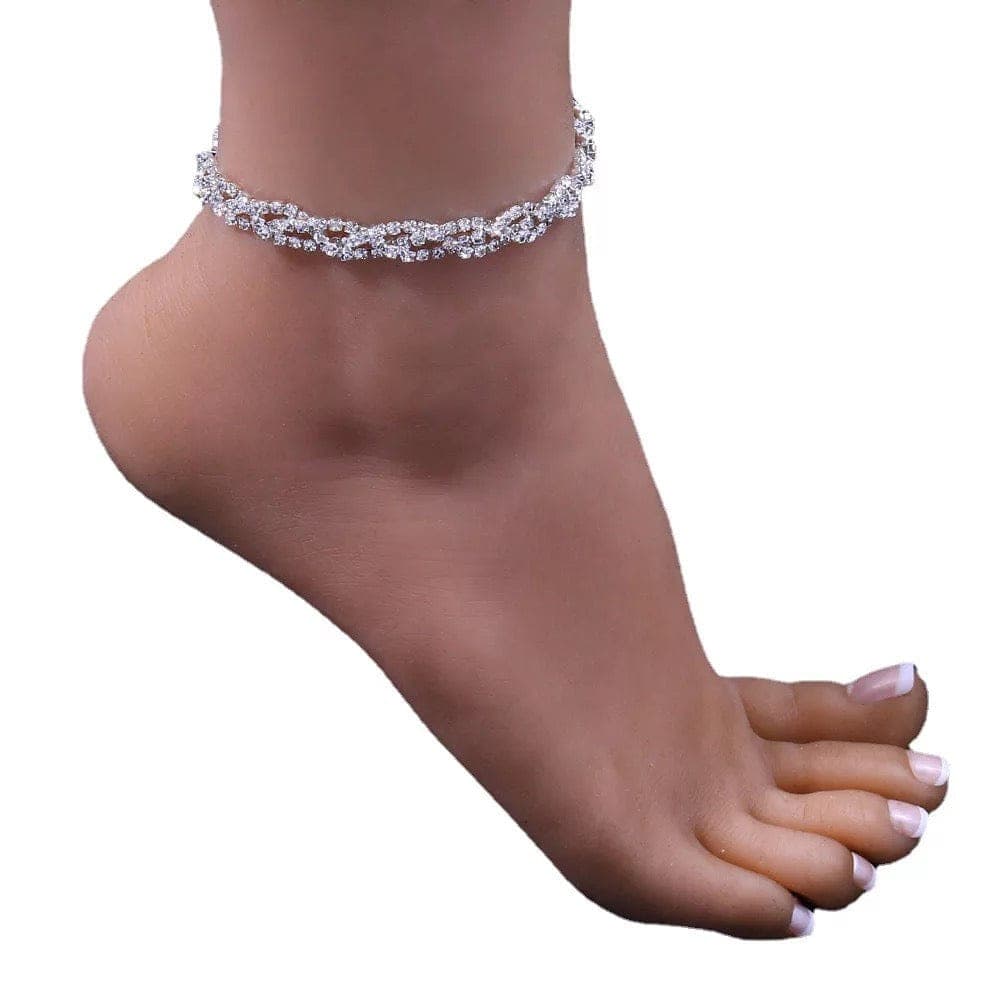 Rhinestone Anklet.