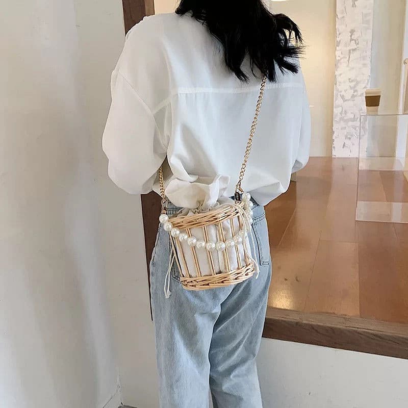Pearl Bucket Bag.