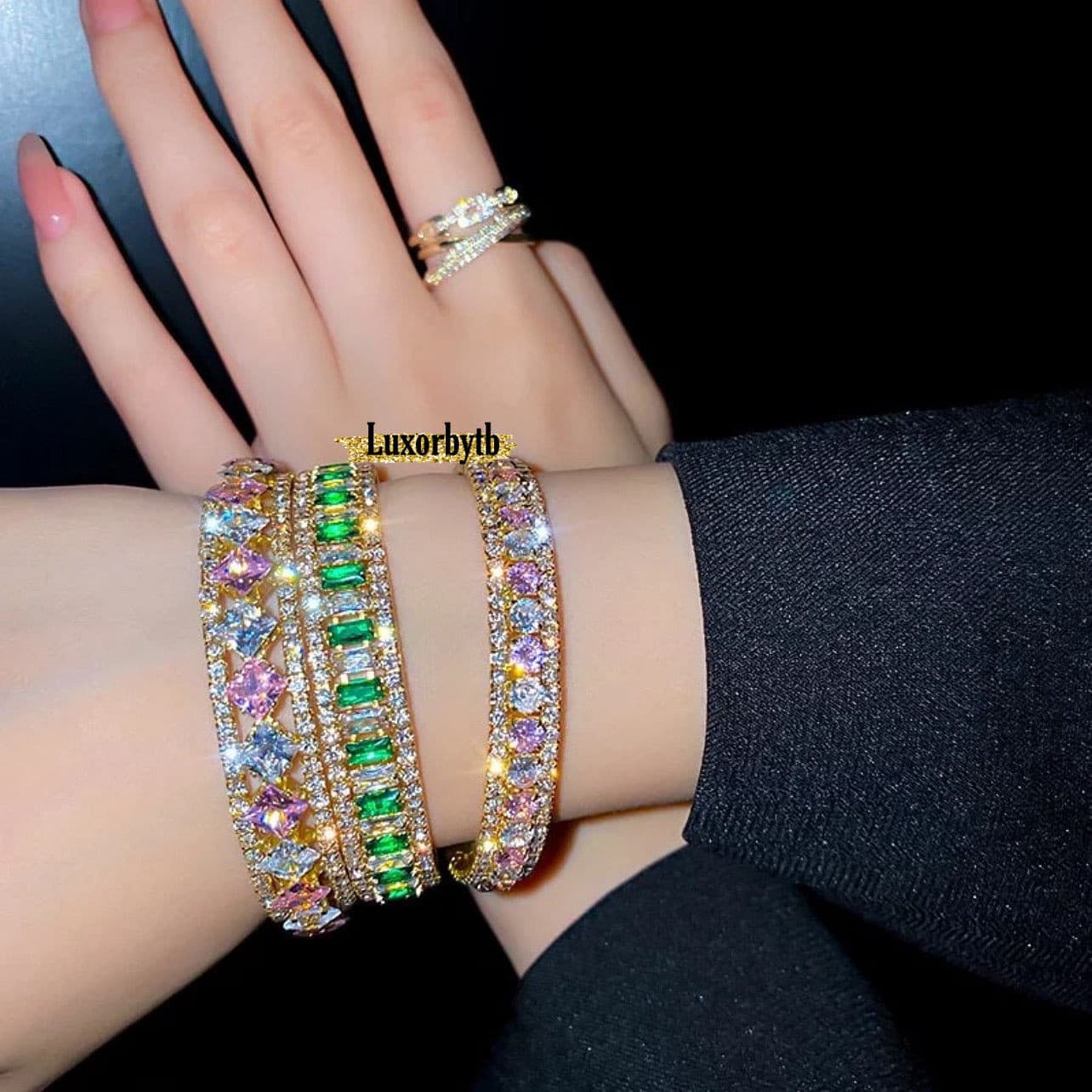 Rhinestone Bracelet.