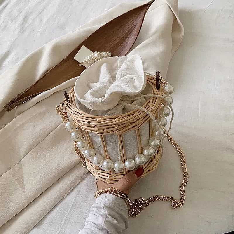 Pearl Bucket Bag.