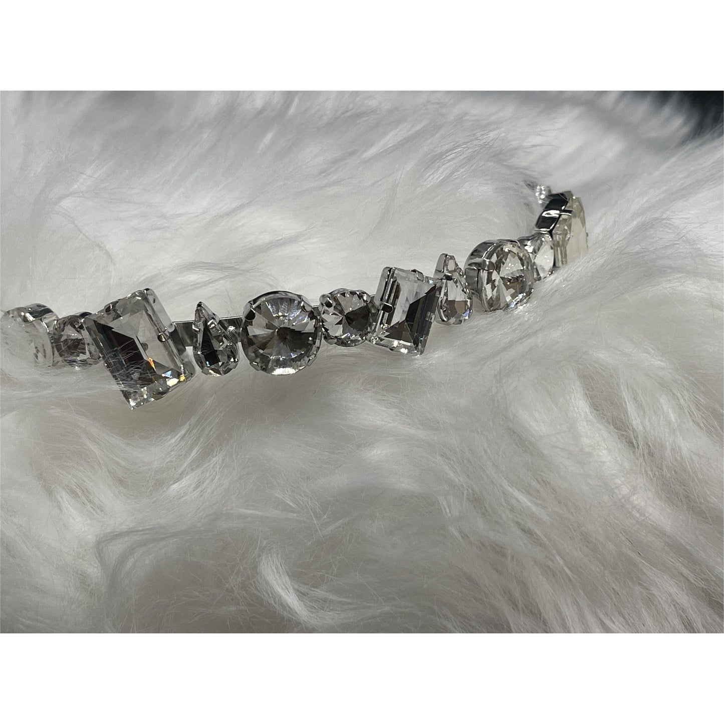 Clear Gemstone Headband.