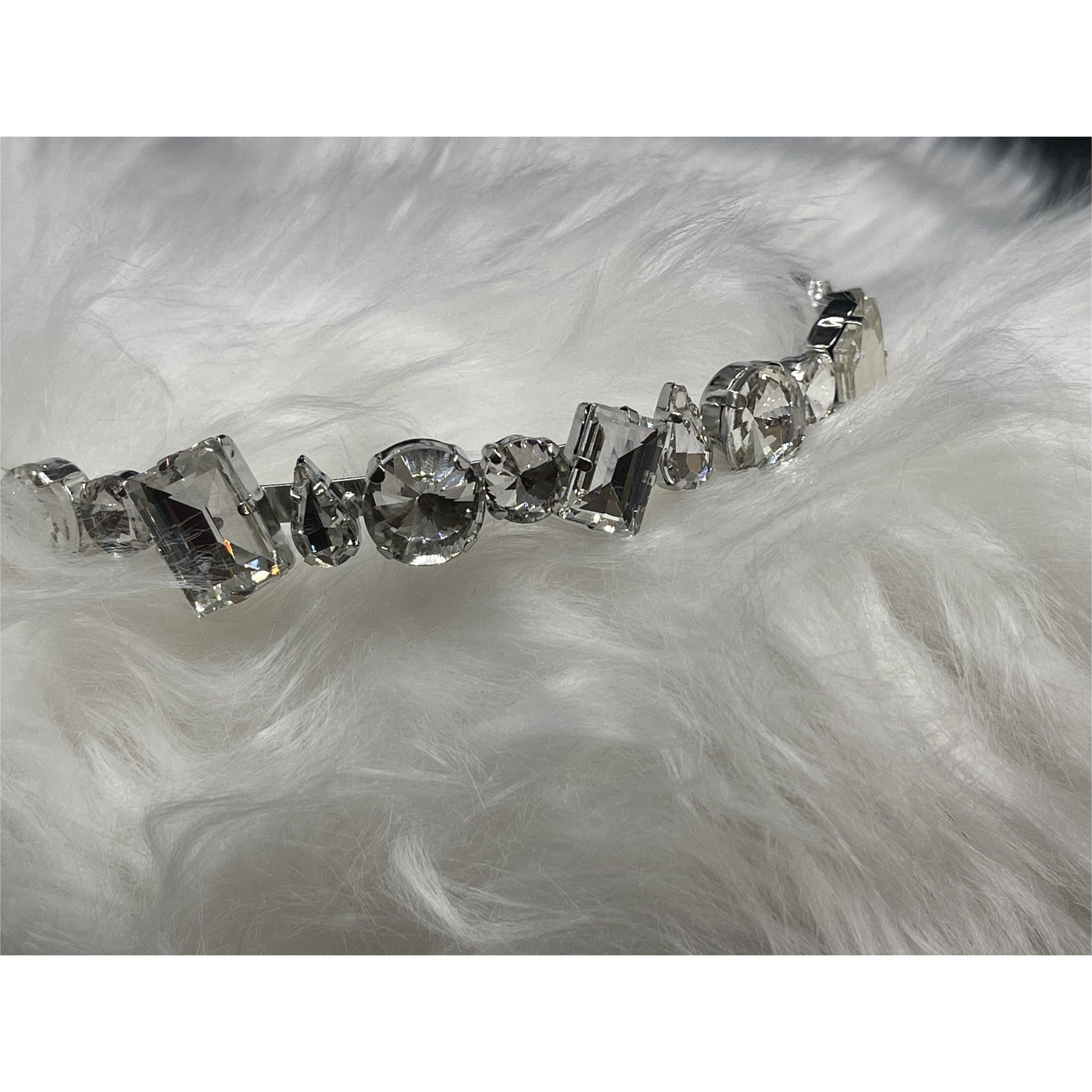 Clear Gemstone Headband.