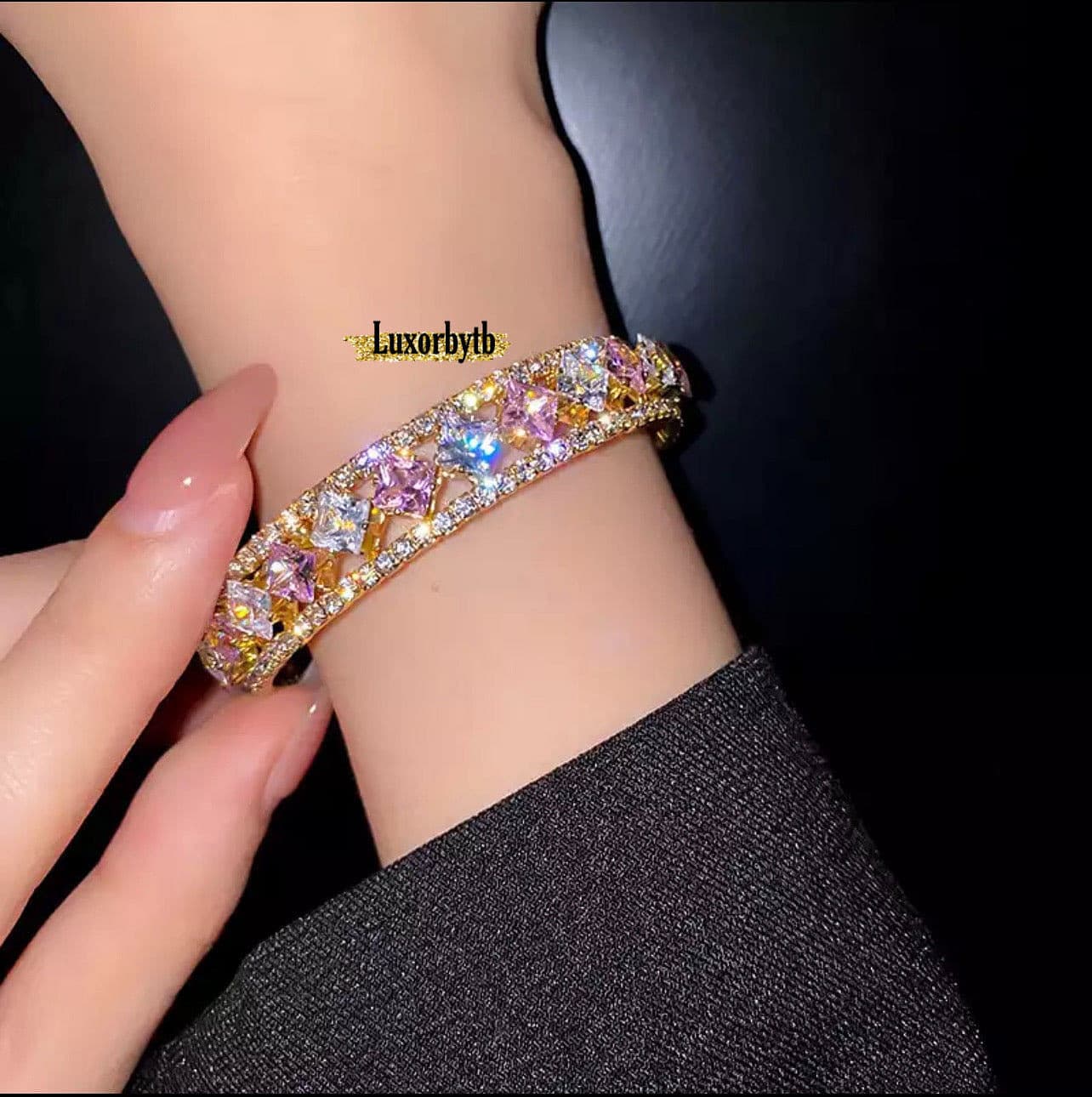 Rhinestone Bracelet.