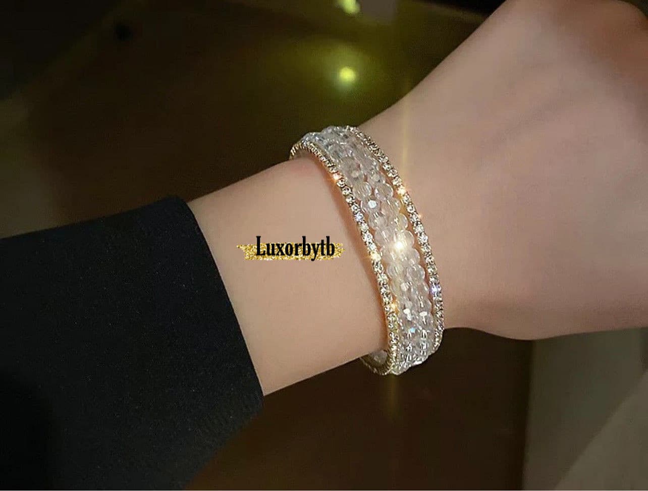 Gold Cuff Bracelet.