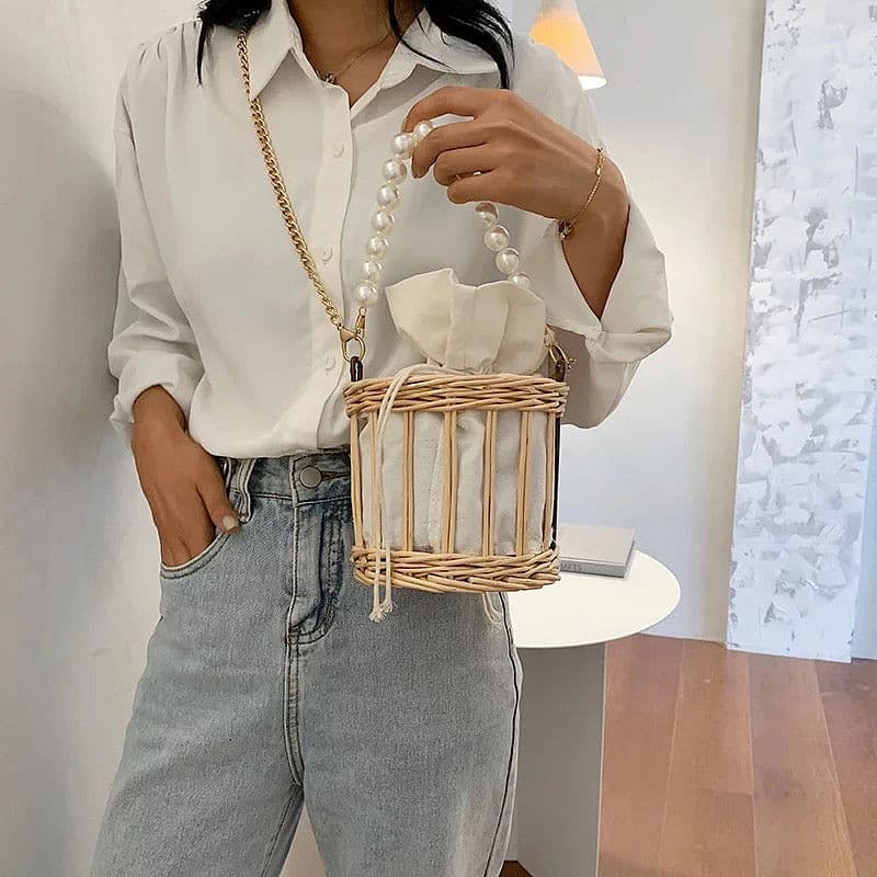 Pearl Bucket Bag.