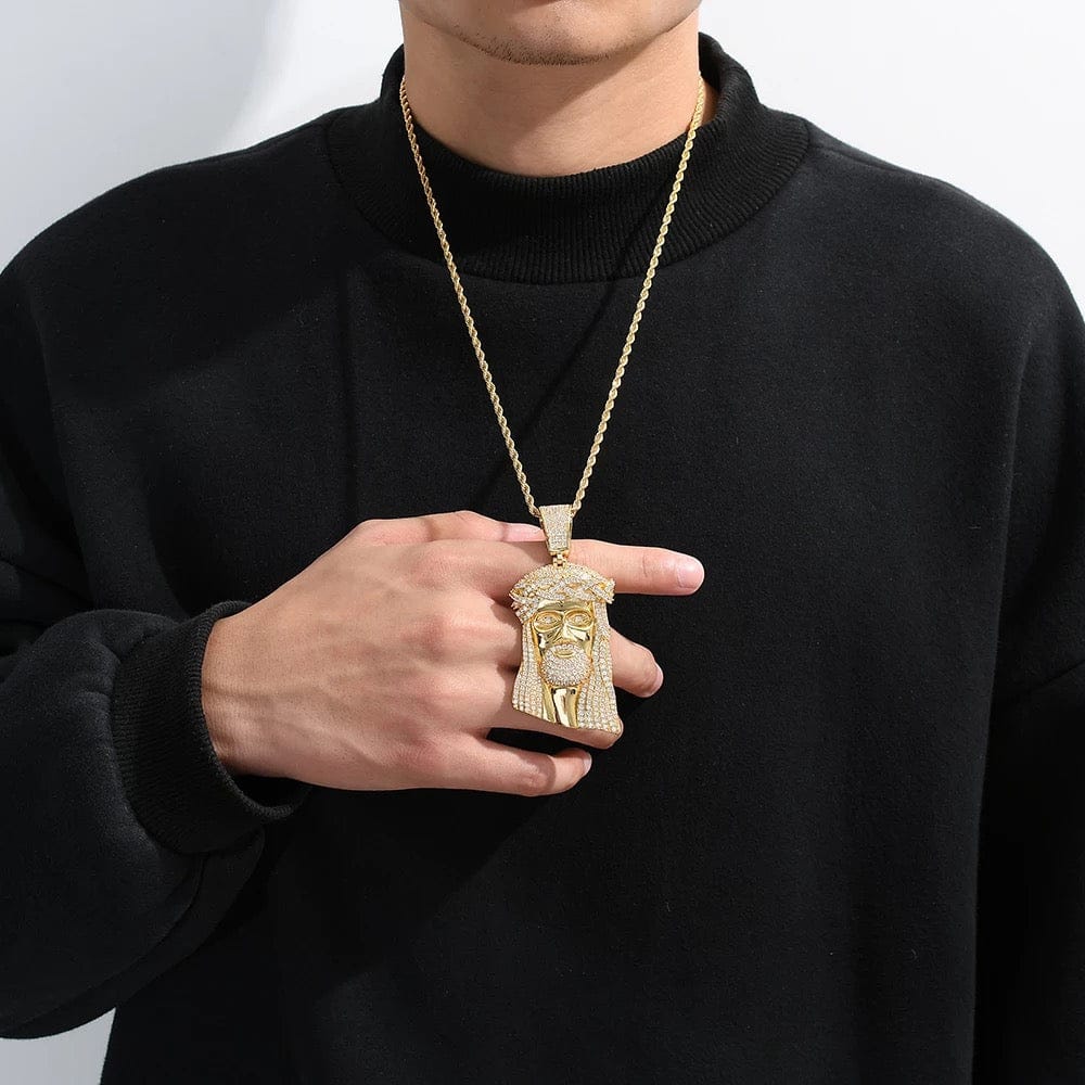 Iced Out Jesus Piece Pendant