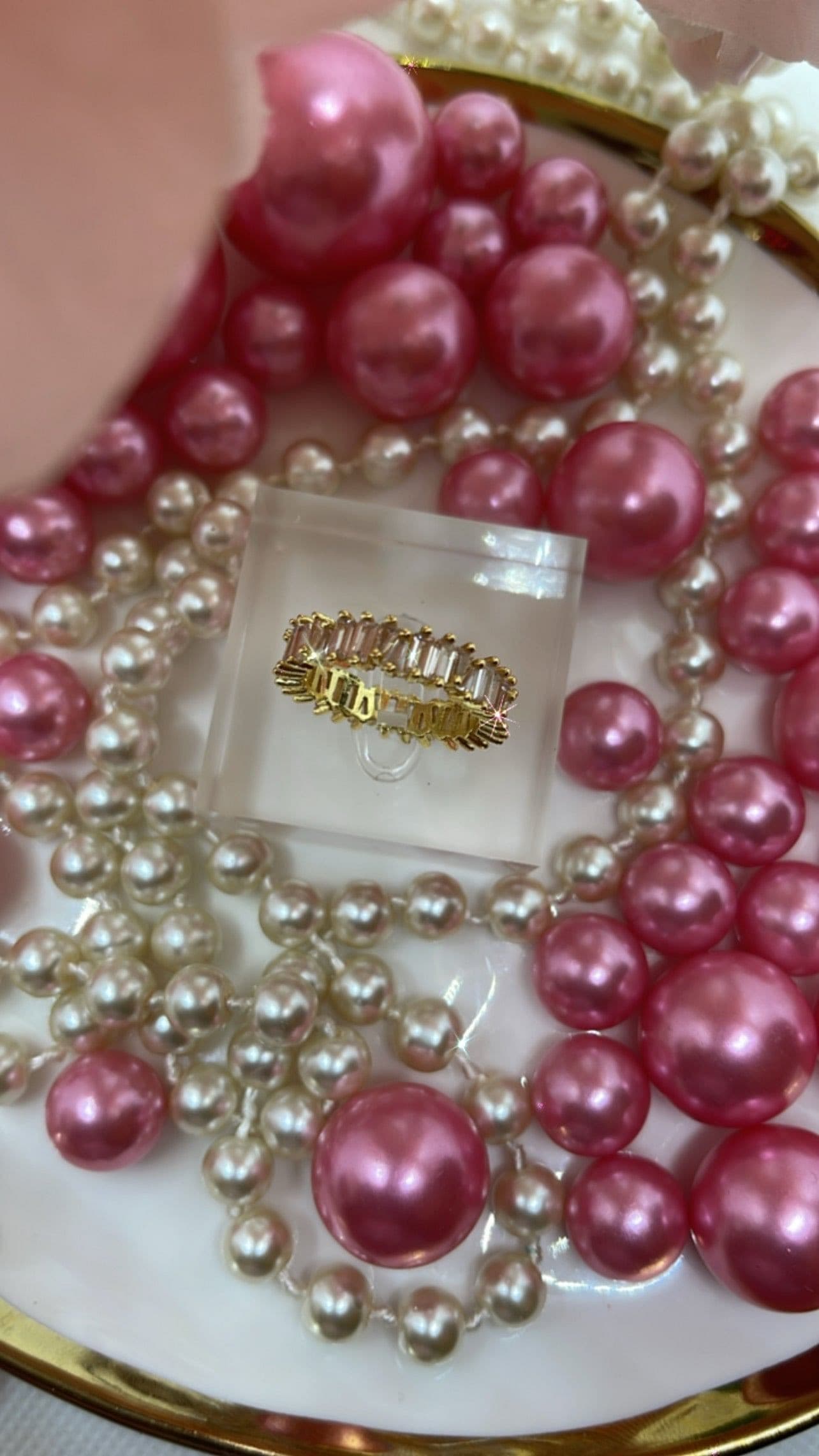Baguette Eternity Band Ring.