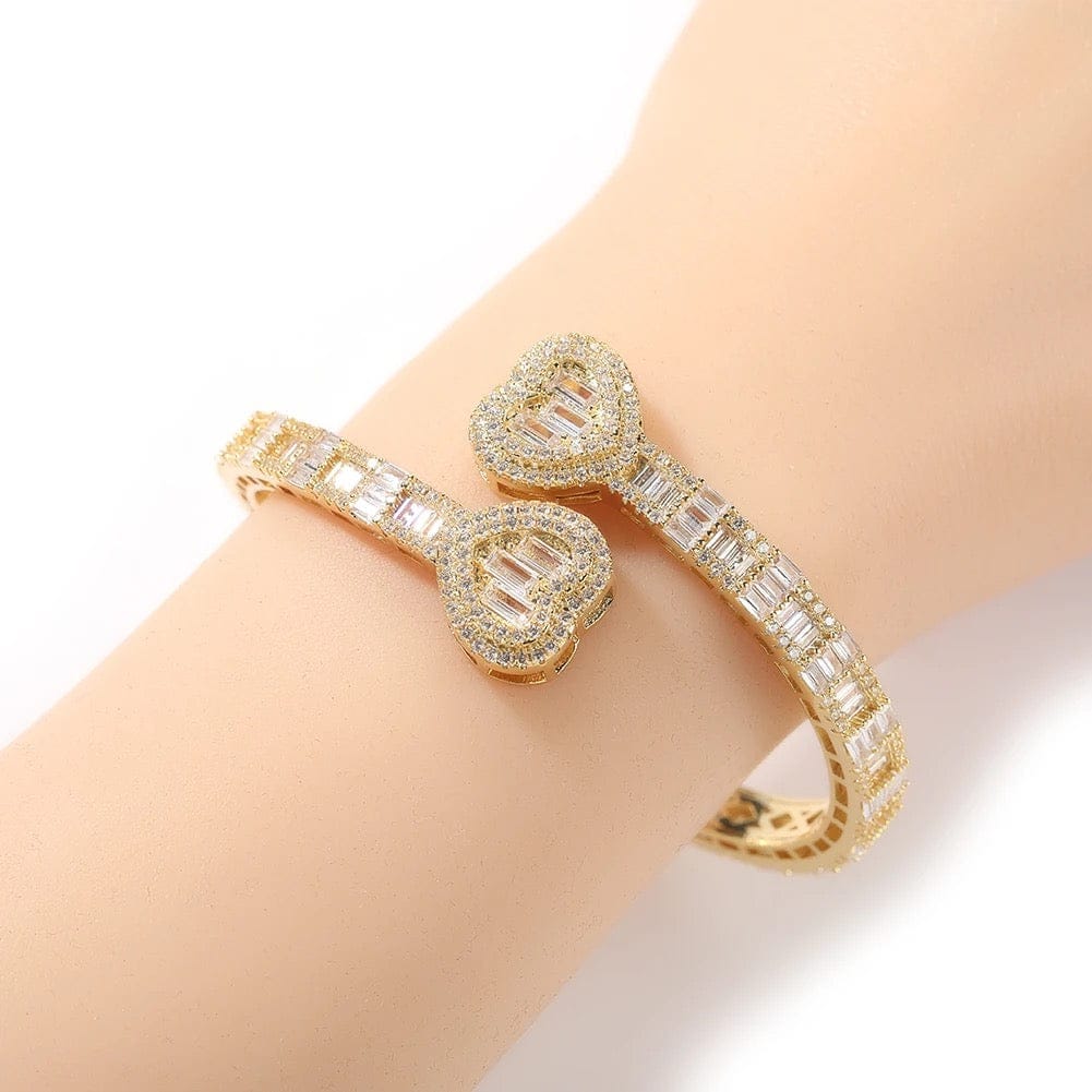 Baguette Heart Bracelet