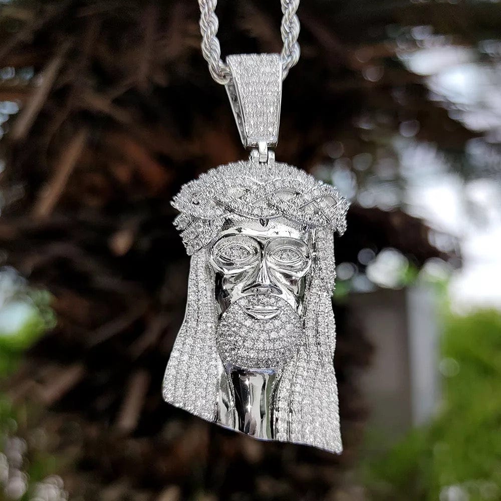 Iced Out Jesus Piece Pendant