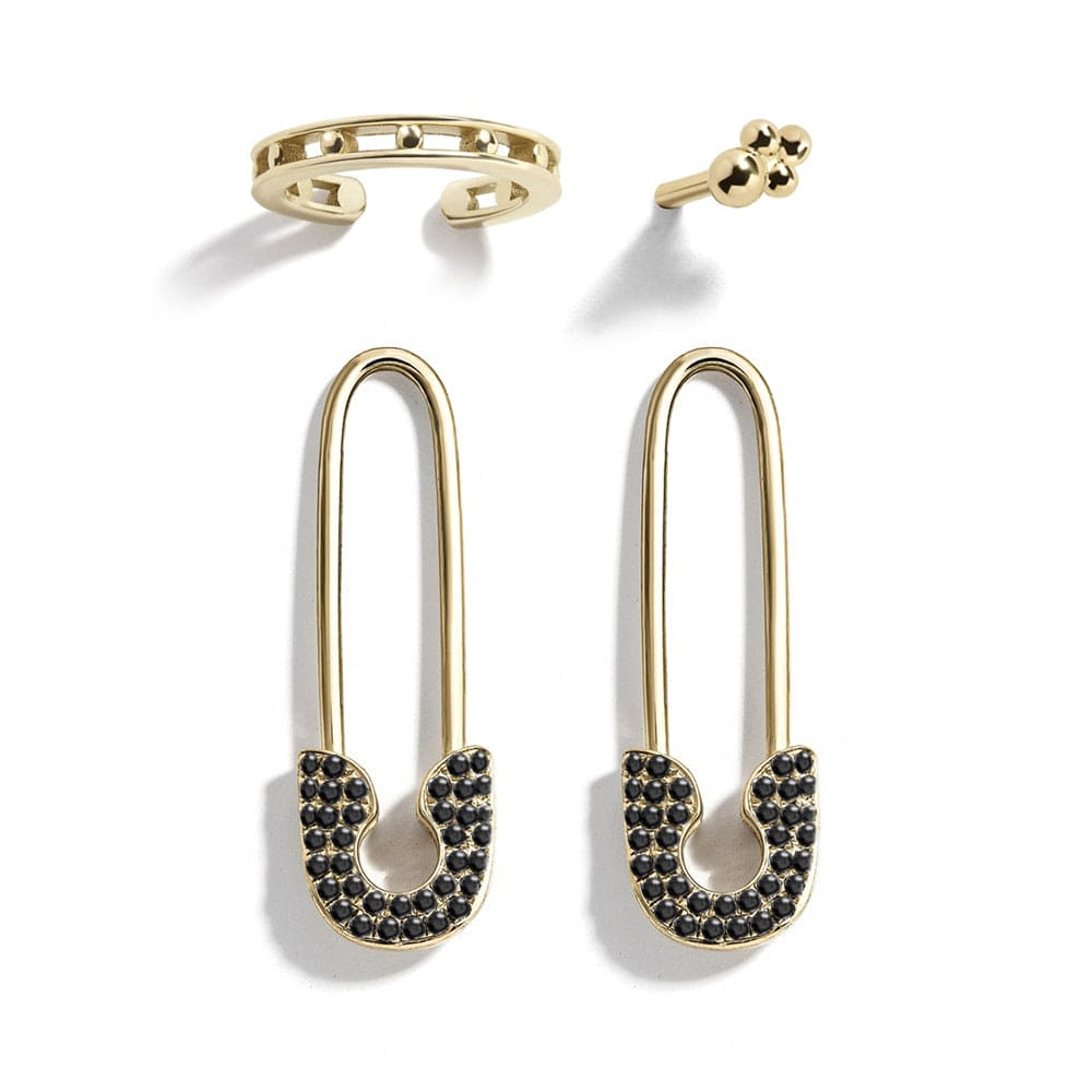 chanel mini hoop earrings