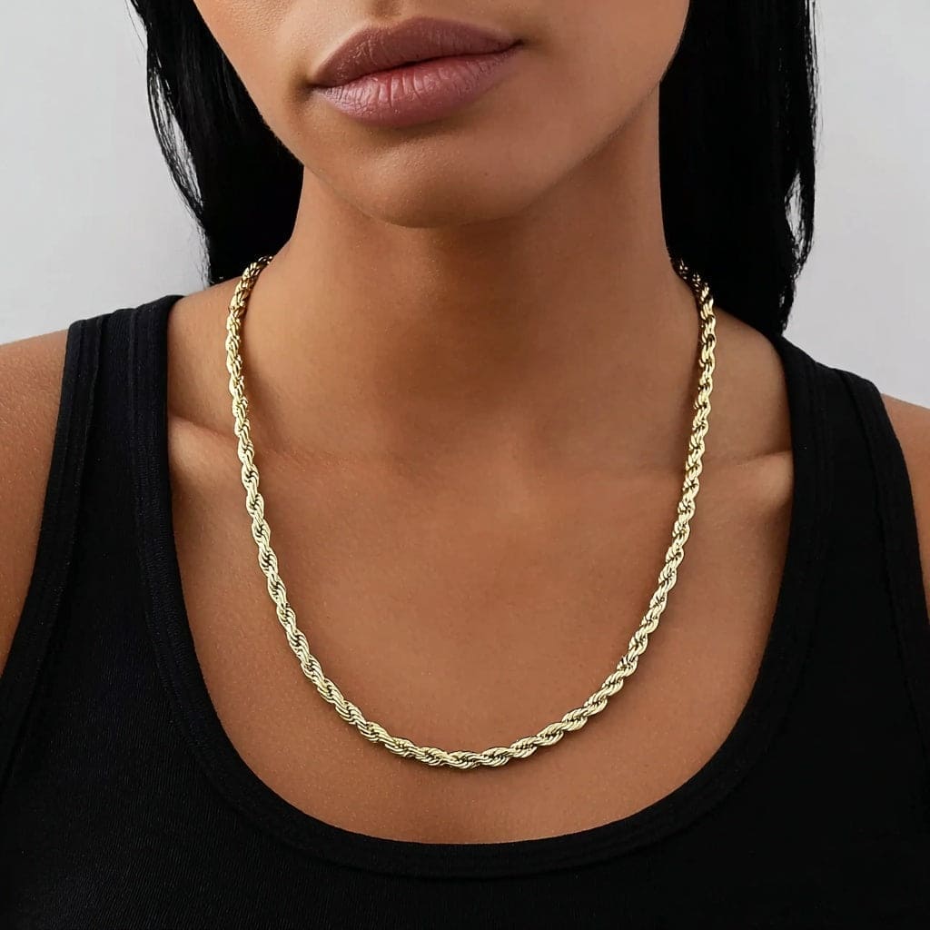 3mm Gold Rope Chain