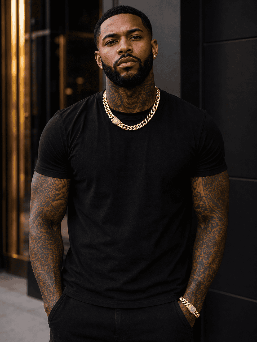 men’s Cuban link chain necklace, gold Cuban chain for men, luxury men’s jewelry, iced out chain necklace, hip hop jewelry for men, stainless steel Cuban link chain, men’s statement necklace, gold chain necklace for men, urban fashion jewelry, designer inspired men’s chain, luxury streetwear accessories, trendy men’s jewelry, gift for him, men’s fashion accessories, premium Cuban necklace.