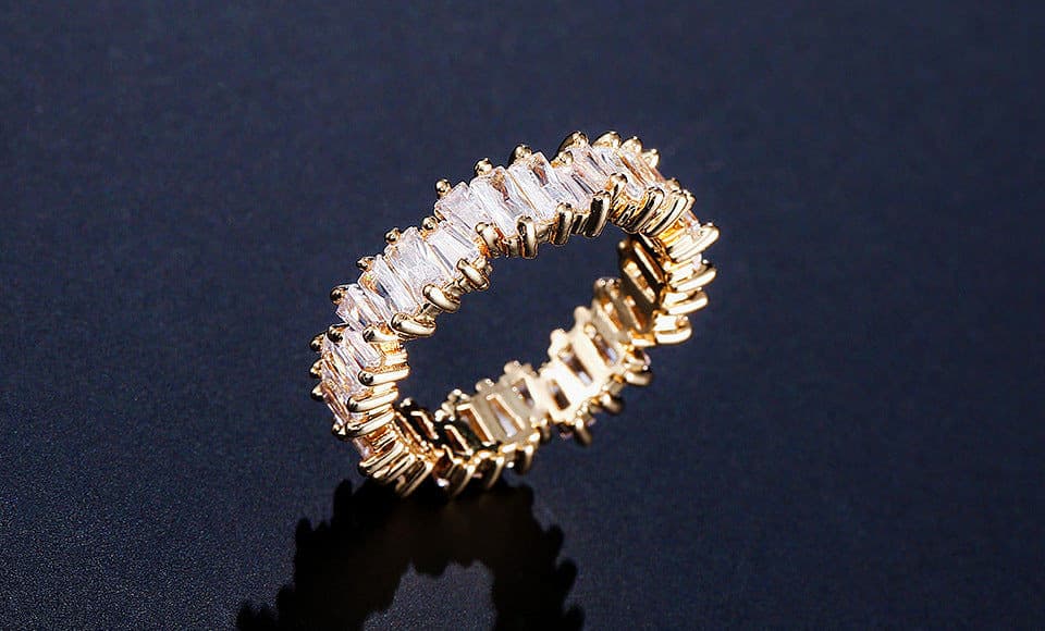 Baguette Eternity Band Ring.