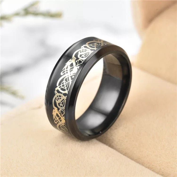 Men Dragon Ring