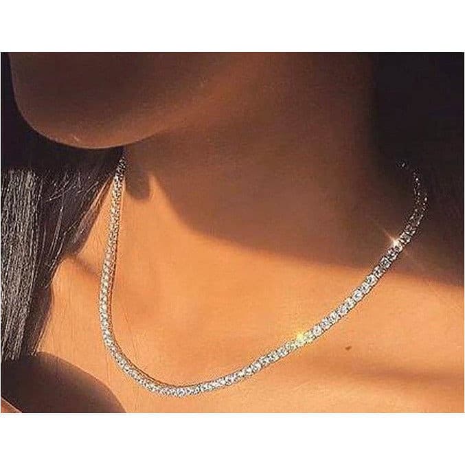 Tennis Chain Necklace.